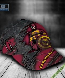 Arizona Cardinals Captain America Marvel Personalized Classic Cap Hat