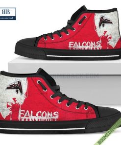 Atlanta Falcons Alien Movie High Top Canvas Shoes