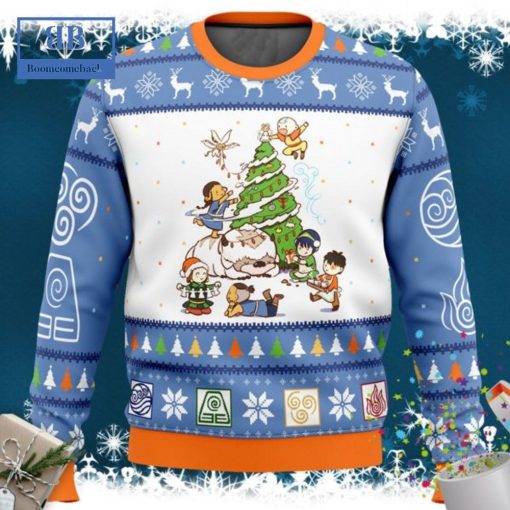Avatar The Last Airbender Christmas Time Ugly Christmas Sweater