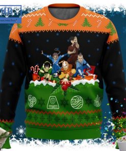 Avatar The Last Airbender On The Chimney Top Ugly Christmas Sweater