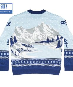 bob ross happy little holidays ugly christmas sweater 3 622Jr