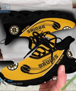 Boston Bruins Custom Name Running Max Soul Sneakers