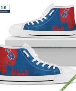 Buffalo Bills Alien Movie High Top Canvas Shoes