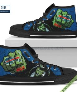Buffalo Bills Hulk Marvel High Top Canvas Shoes