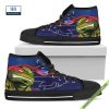 Baltimore Ravens Teenage Mutant Ninja Turtles High Top Canvas Shoes