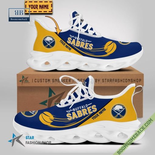 Buffalo Sabres Custom Name Running Max Soul Sneakers