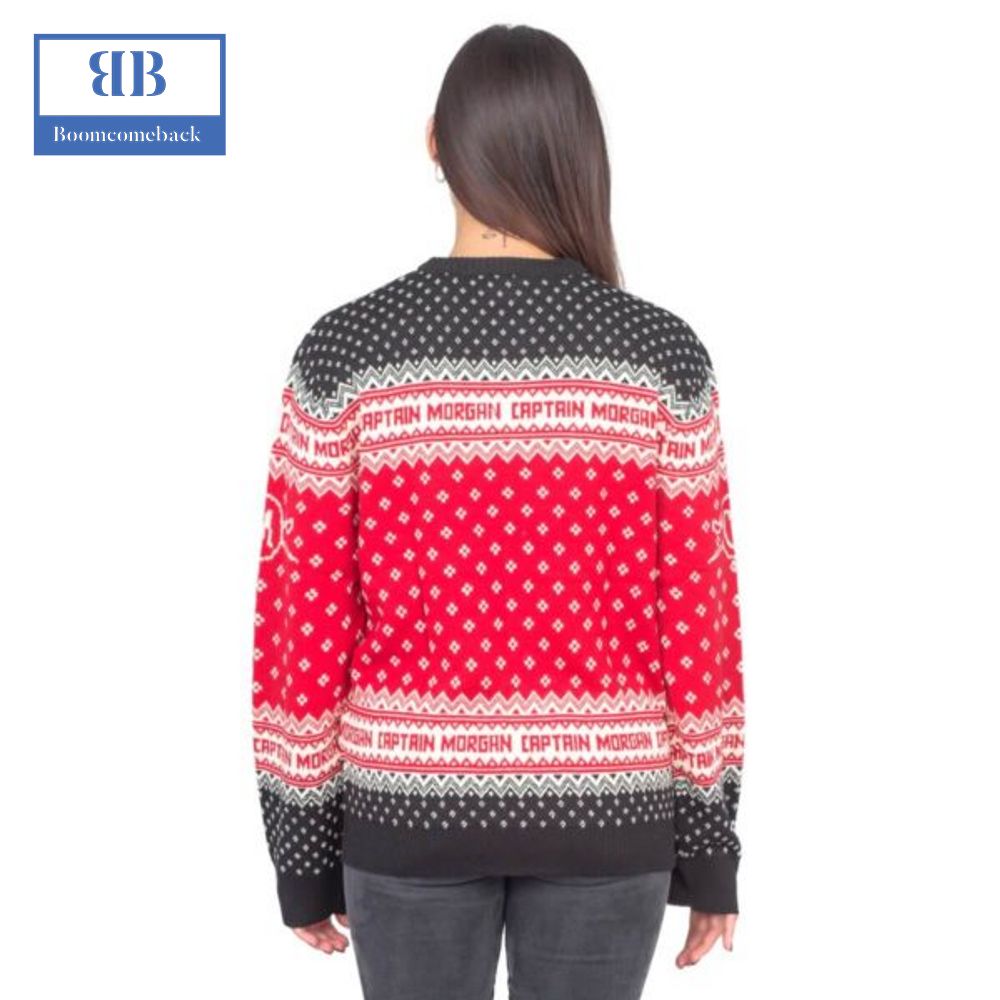 Louis Vuitton White Red 3D Ugly Sweater - USALast