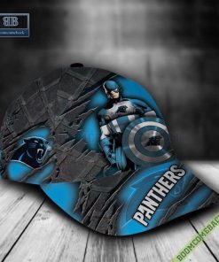 Carolina Panthers Captain America Marvel Personalized Classic Cap Hat