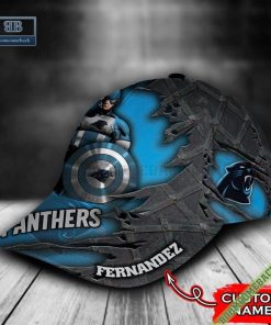 carolina panthers captain america marvel personalized classic cap hat 5 aEh3f