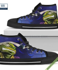 Carolina Panthers Teenage Mutant Ninja Turtles High Top Canvas Shoes