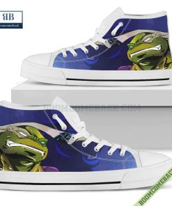 Carolina Panthers Teenage Mutant Ninja Turtles High Top Canvas Shoes