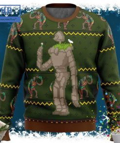 Castle In The Sky Robot Soldier Ugly Christmas Sweater