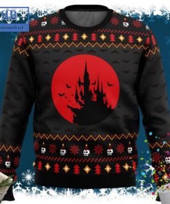 Castlevania Creepy Castle Ugly Christmas Sweater