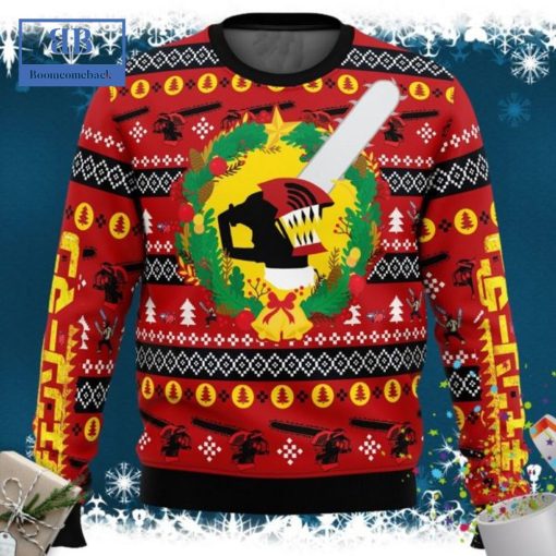 Chainsaw Man Christmas Circle Ugly Christmas Sweater
