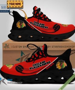 chicago blackhawks custom name running max soul sneakers 9 L6FmE