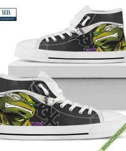 Chicago White Sox Teenage Mutant Ninja Turtles High Top Canvas Shoes