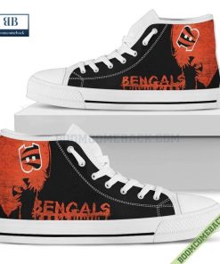 Cincinnati Bengals Alien Movie High Top Canvas Shoes