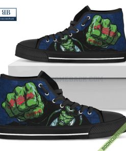 Cleveland Indians Hulk Marvel High Top Canvas Shoes