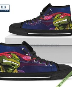 Cleveland Indians Teenage Mutant Ninja Turtles High Top Canvas Shoes