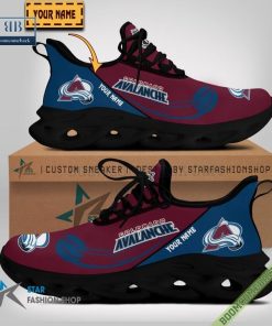 colorado avalanche custom name running max soul sneakers 9 pMoKa