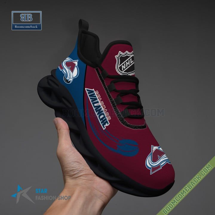 Colorado Avalanche Yeezy Max Soul Shoes