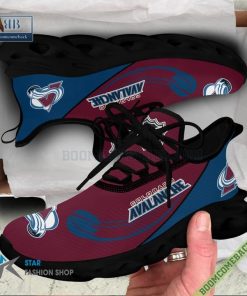 colorado avalanche yeezy max soul shoes 5 LC14w