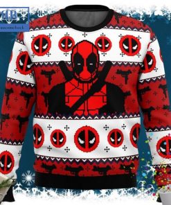 Deadpool Guns Ugly Christmas Sweater