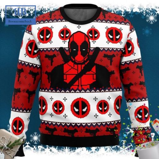 Deadpool Guns Ugly Christmas Sweater