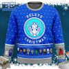 Doctor Who Police Box Tardis Ugly Christmas Sweater