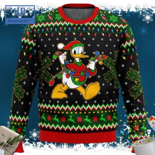 Donald Duck Christmas Light Ugly Christmas Sweater