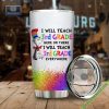 Dr. Seuss I Will Teach Art Here Or There Or Everywhere Tumbler Cup