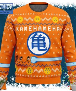 Dragon Ball Z Goku Kamehameha Ugly Christmas Sweater