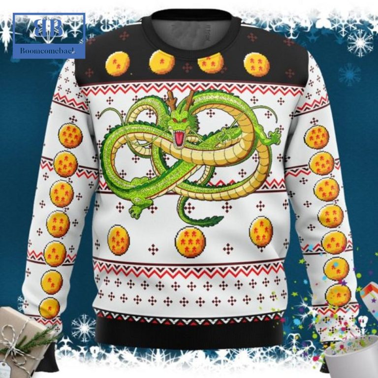 Dragon Ball Z Shenron Ugly Christmas Sweater