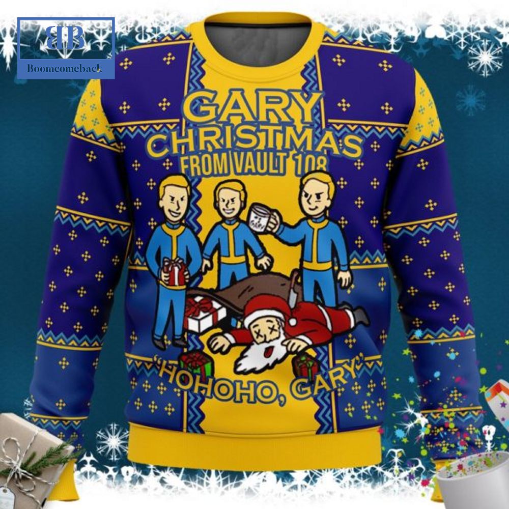 Fallout Gary Christmas From Vault 108 Ugly Christmas Sweater