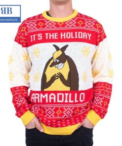 Friends It’s The Holiday Armadillo Ugly Christmas Sweater