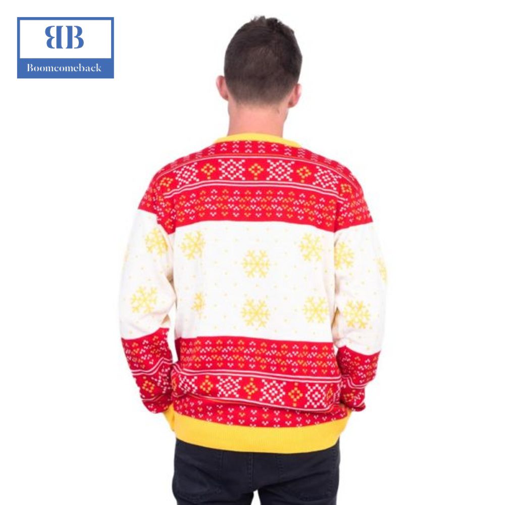 Friends It's The Holiday Armadillo Ugly Christmas Sweater