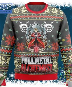 Fullmetal Alchemist Edward Elric To Obtain Something Of Equal Value Must Be Lost Ugly Christmas Sweater