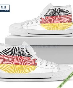 germany flag fingerprint high top canvas shoes 3 z7uqo