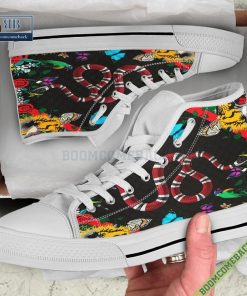 Gucci Natural High Top Canvas Shoes Sneakers