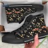 Gucci Snake High Top Canvas Shoes Sneakers