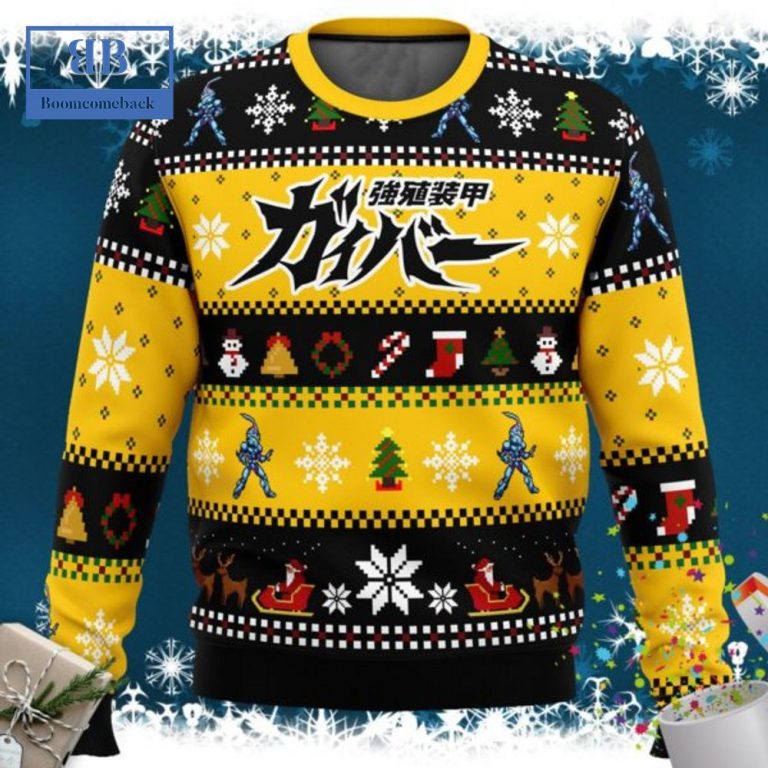 Guyver Christmas Symbols Ugly Christmas Sweater