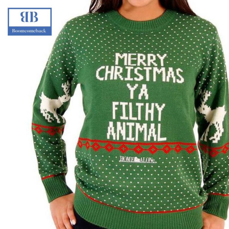 Home Alone Merry Christmas Ya Filthy Animal Ugly Christmas Sweater