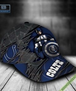 Indianapolis Colts Captain America Marvel Personalized Classic Cap Hat