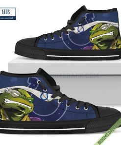 Indianapolis Colts Teenage Mutant Ninja Turtles High Top Canvas Shoes
