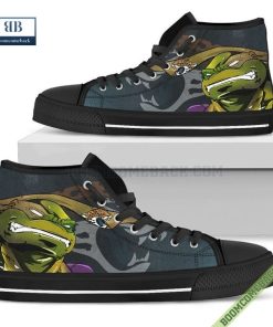 Jacksonville Jaguars Teenage Mutant Ninja Turtles High Top Canvas Shoes