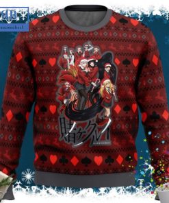 Kakegurui Hyakkaou Private Academy Ugly Christmas Sweater