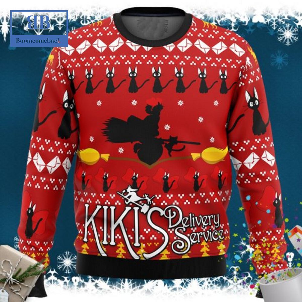 Kiki's Delivery Service Ugly Christmas Sweater