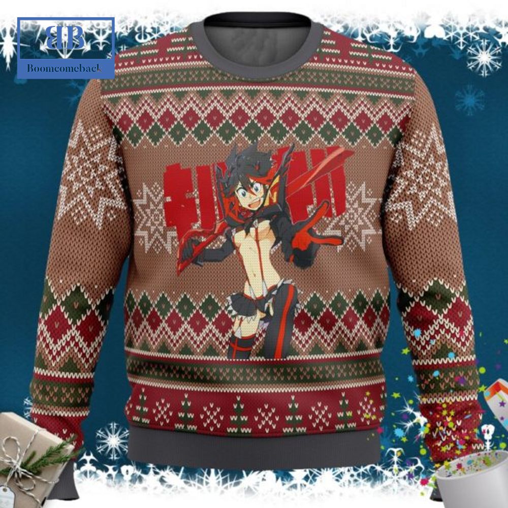 Kill La Kill Matoi Ryuko Ugly Christmas Sweater