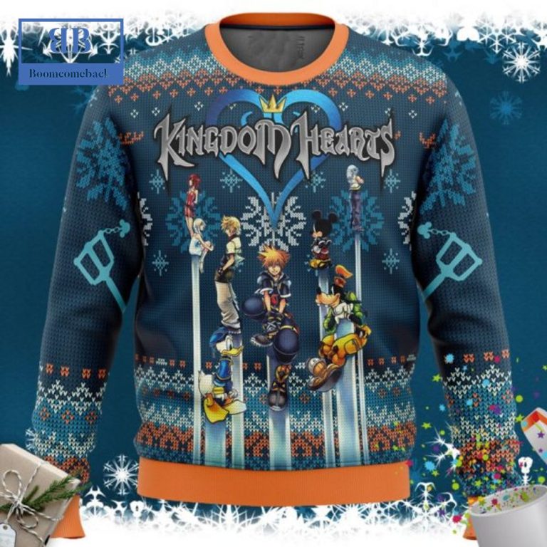 Kingdom Hearts Mickey Mouse Donald Duck Goofy Ugly Christmas Sweater