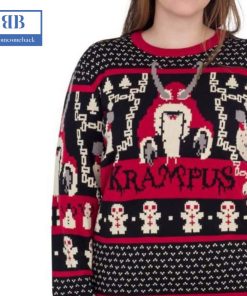 Krampus Snowman Ugly Christmas Sweater
